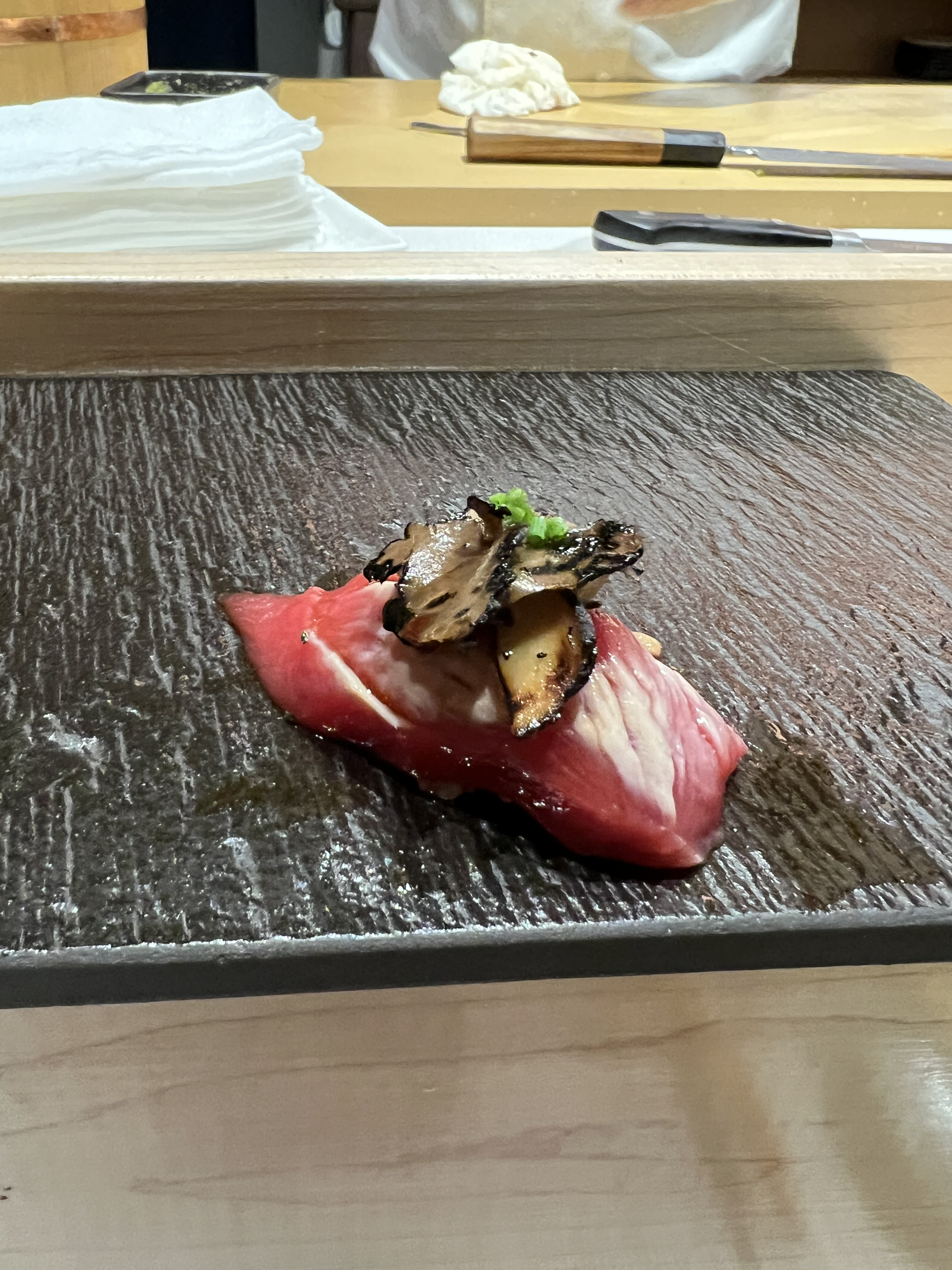 sushi lin - maguro truffle nigiri